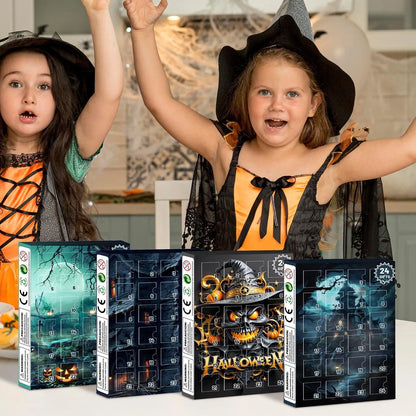 Advent Halloween Calendar 24 Days Tabletop Decor Collectible