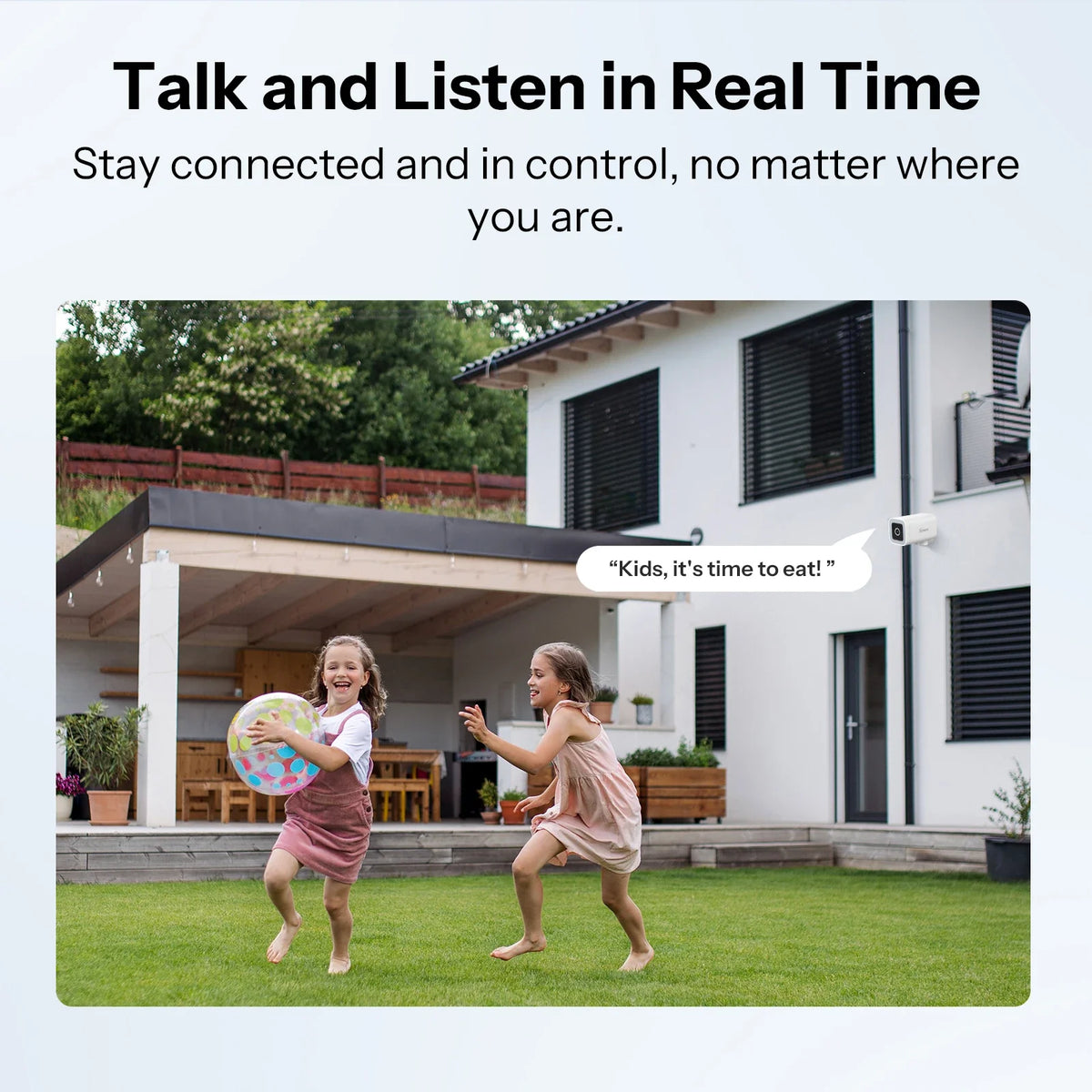 Outdoor Security Camera 2K HD AI Human Detection IP65 Weatherproof 180 Degree Pan Fall 2026 Works With Alexa Google Household