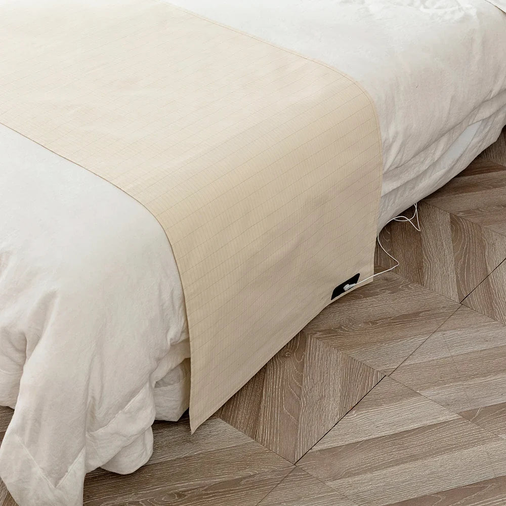 Earthing Grounding Bed Sheet With 4m Conductive Cable