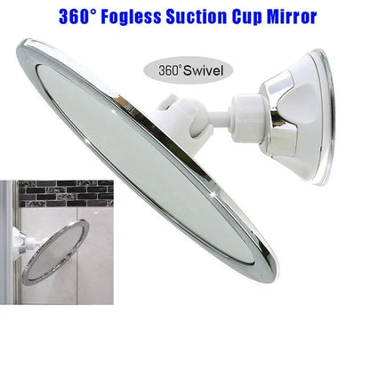 Mirror Makeup Fogless Suction Cup 6 Inch 360 Rotation Shower Bathroom Mirror Fall 2025 Fog Free Grooming