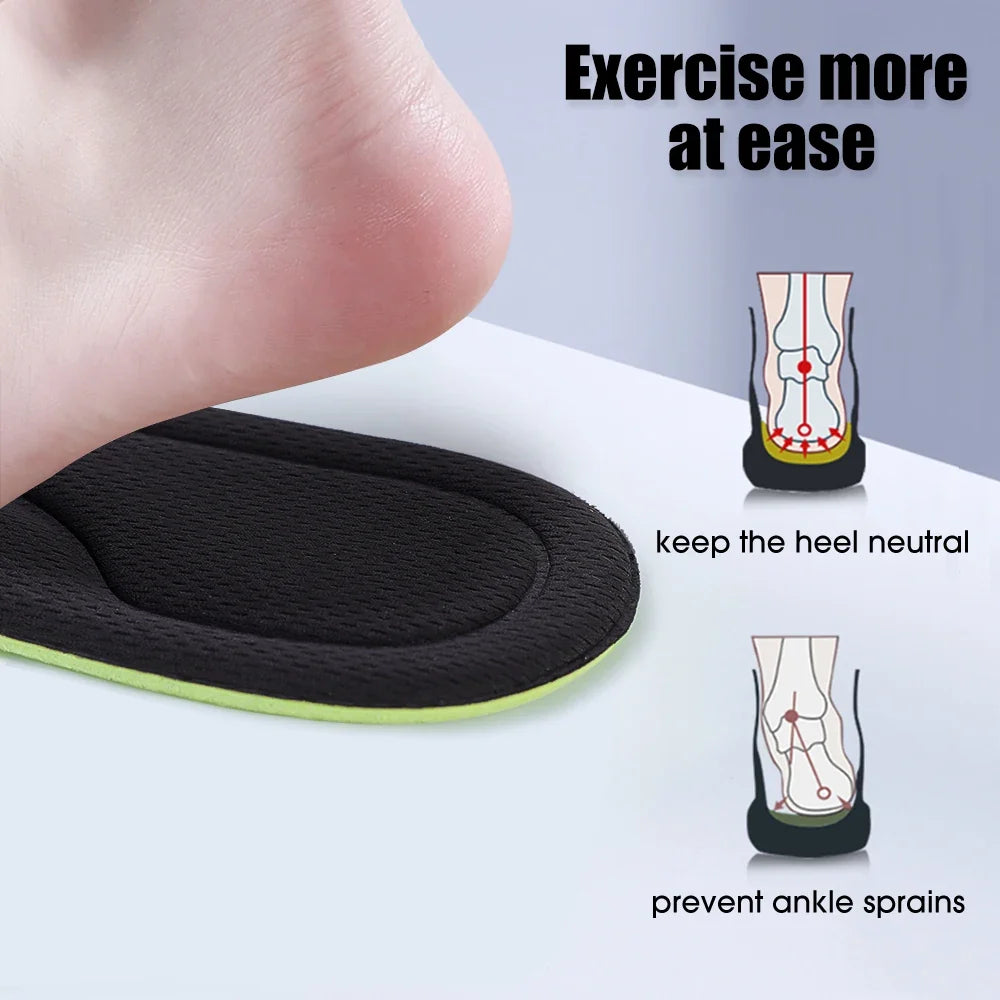 Foam Memory Orthopedic Insoles 12 Pack Antibacterial Plantar Fascia Insole