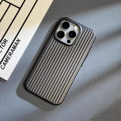 Advanced Electroplated Grille Phone Case for iPhone 16 15 14 Pro Max Plus Deluxe Cover