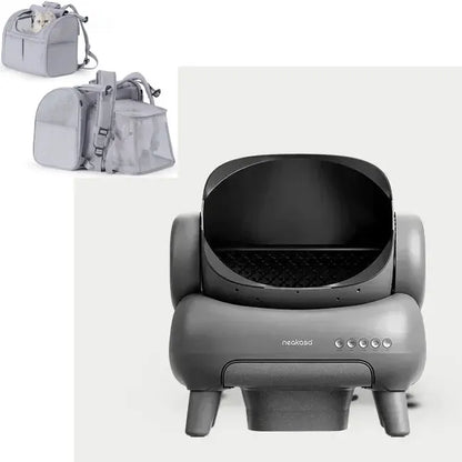 Cat Smart Litter Box App Controlled Automatic Self Cleaning Fall 2025 TikTok Viral Low Noise Odor Reduction