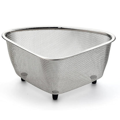 Steel Stainless Sink Strainer Basket Triangle Drainer In Sink Mesh Colander Fall 2026 Eco Friendly Kitchen Accessory