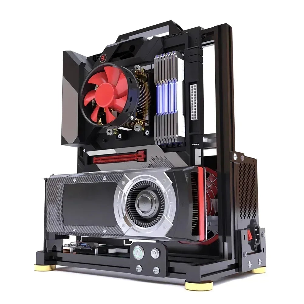 Frame Open ATX PC Case Rack Modular Water Air Cooling