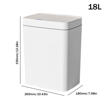 Smart Sensor Trash Can 15L 18L Touchless Quiet Water-Resistant