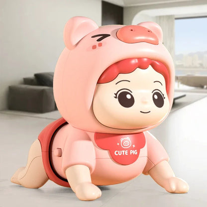 Crawling Baby Guide Toy Newborn Sensory Toys Music Aid