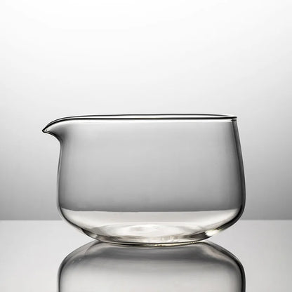 Mixing Matcha Bowl Glass Pouring Spout Japanese Tea