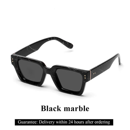 Sunglasses Black Retro Square Shades Deluxe Fashion Eyewear Fall 2026 Trend Gift Idea