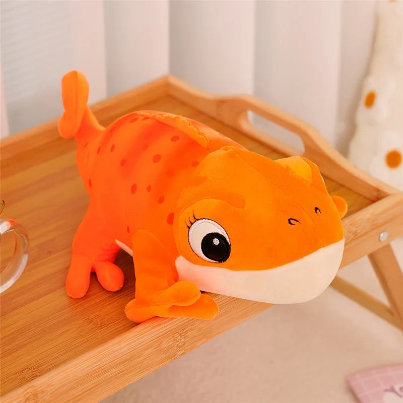 Chameleon Plush Pillow 30cm Cartoon Reptile Cozy Gift