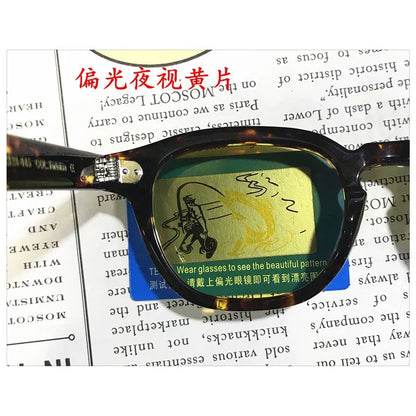 Sunglasses Polarized Vintage Round Acetate Frame Summer 2026 Driving Glare Reduction Gift Idea