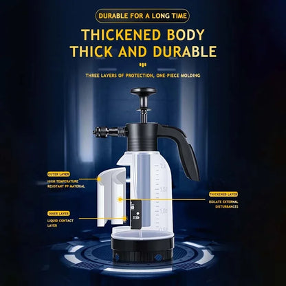 Car Wash Foam Sprayer Bottle Hand-Operated Air Pressure Gun