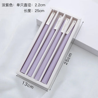 Candles Taper 4 Pack Slender Scented Smokeless Long Branch Wedding Table Decor Fall 2025 DIY Centerpieces