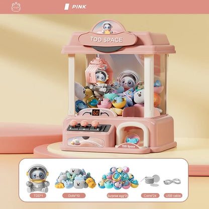 Claw Mini Machine Standard  - Interactive Doll Catcher Game, Fun Christmas Gift for Kids