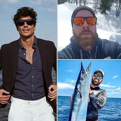Sunglasses Polarized Square Frame Summer Travel 2026 Anti Glare Sun Shades For Driving Fishing 2 Pack
