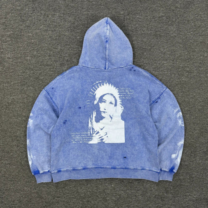 Men's Oversized Hooded Sweatshirt - Washed Cotton Street