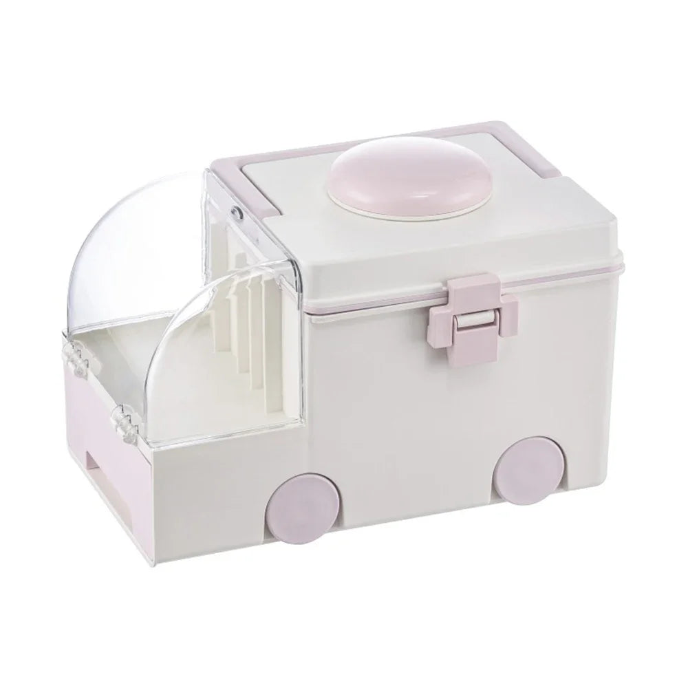 First Aid Kit Large Capacity Travel-Friendly Medicine Storage Box Emergency Preparedness Fall 2025 Secure Latch
