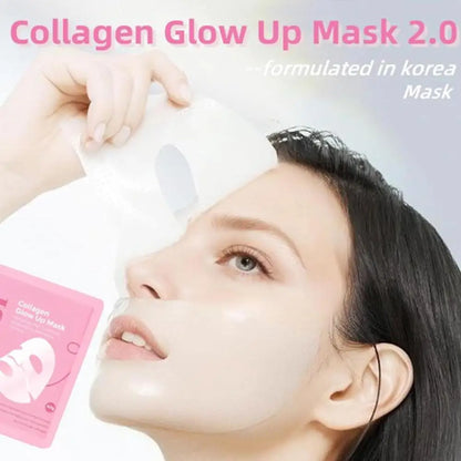 Hydrogel Collagen Mask Korean Sleeping Sheet Mask Deep Hydration Brightening Pore Minimizing Fall 2026 TikTok Viral