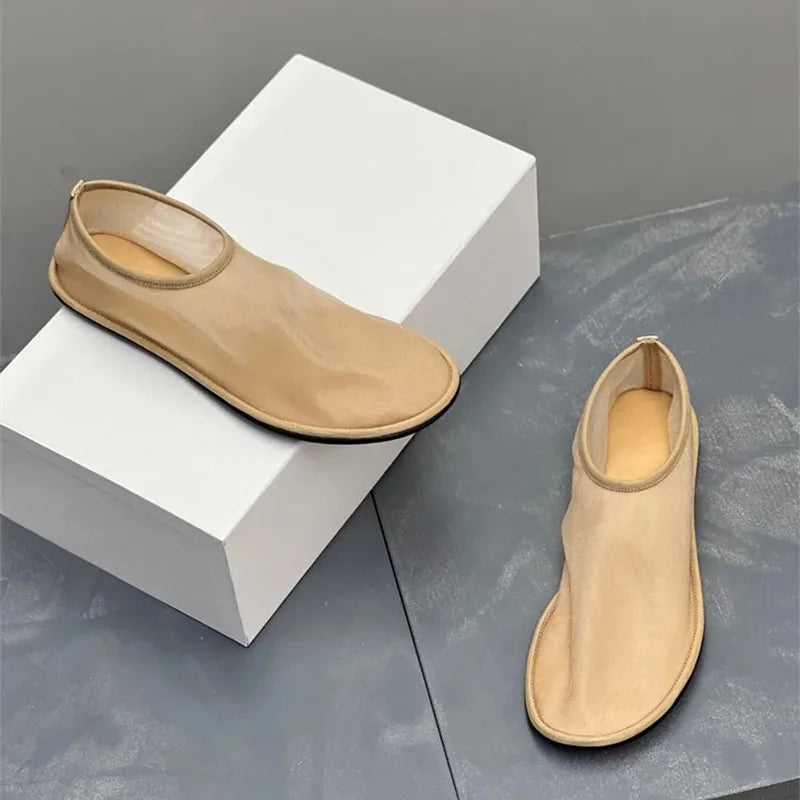 Women Breathable Mesh Ballet Flats - Slip On, For Summer
