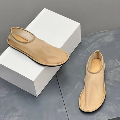 Women Breathable Mesh Ballet Flats - Slip On, For Summer