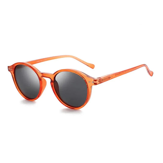 Retro Sunglasses Compact Round Frame UV400 Men Women Vintage Goggles Shade