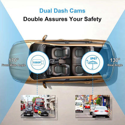 WiFi Car Full HD 1080P Dash Cam with Night Vision and GPS Logger