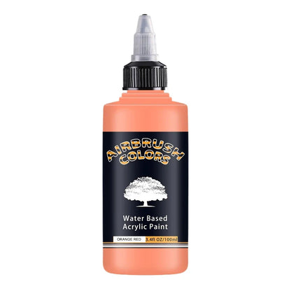Airbrush2026 Edition Acrylic Paint Matte Inks Water Based Simple to Clean 32 Color Kit 100ml Bottles For Model Hobby TikTok Viral Craft Trend