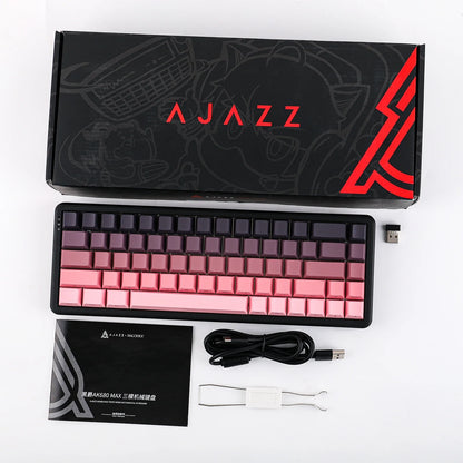 Mechanical Keyboard 68Key Cordless Bluetooth RGB Hall Effect
