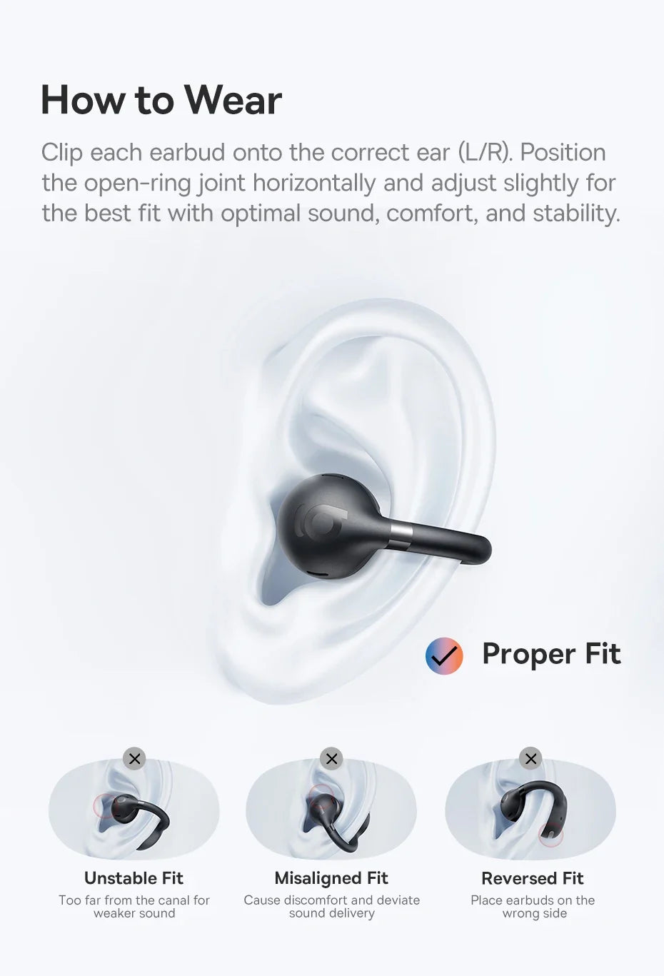 4-Mic Noise Cancellation Super Bass IP55 Sports 2026 – Baseus BC1 Open-Ear Clip Earbuds Bluetooth 6.0