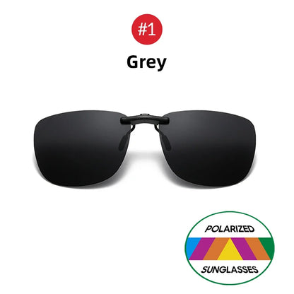 Sunglasses Clip-On Polarized Square Frames UV400 Anti-Glare Night Driving Summer 2026 Trend