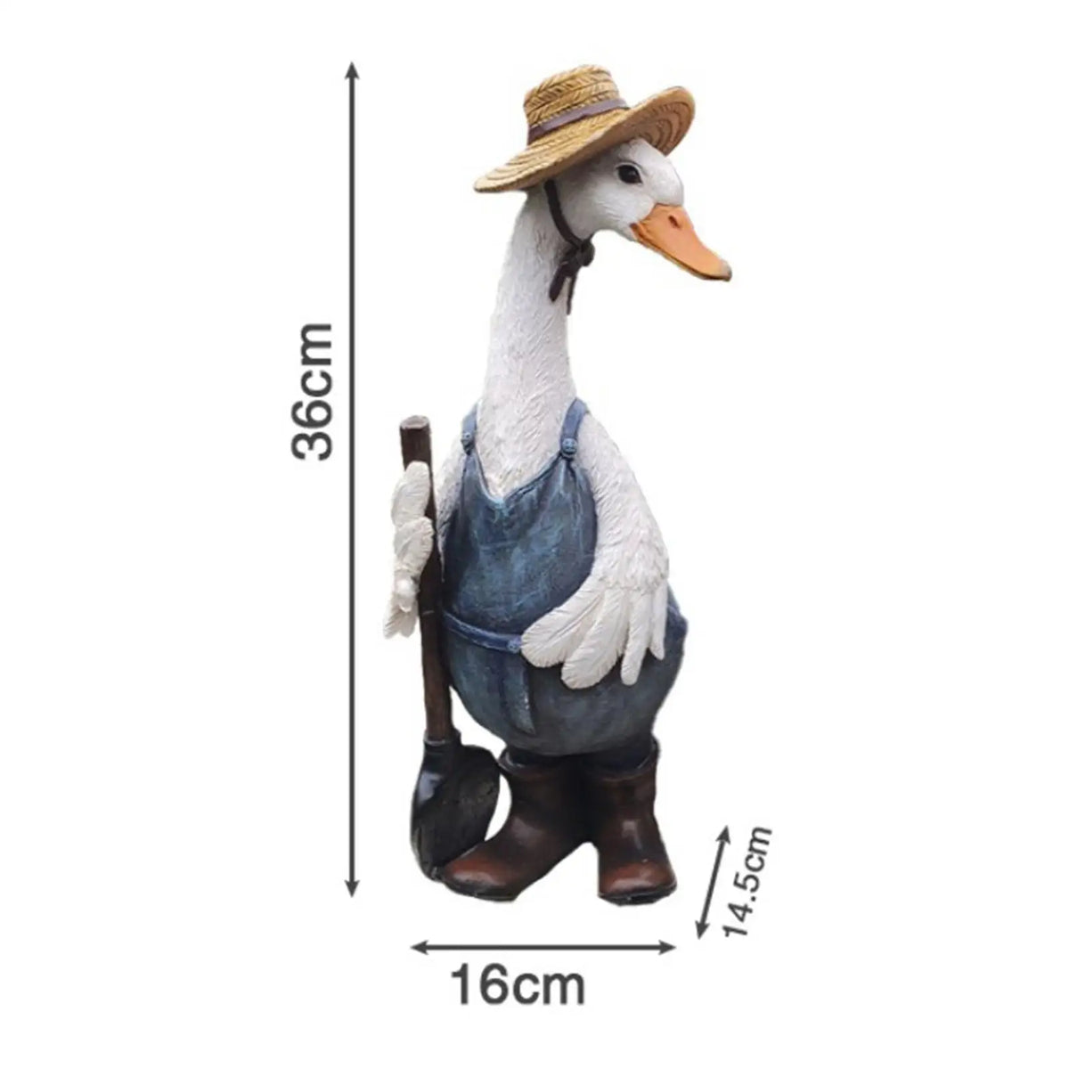 Garden Duck Statue Outdoor Sculpture Spring 2026 Garden Decor Gift Idea For Courtyard