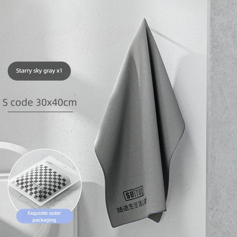 Car2025 Edition Wash Towel Coral Velvet Microfiber Cleaning Cloth 35x75cm Thickened Plush High Absorbent Fall