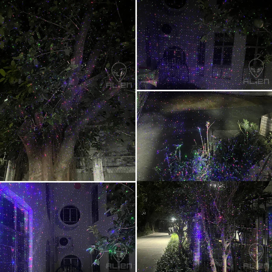 Christmas Laser Light Projector Water-Resistant Outdoor Garden