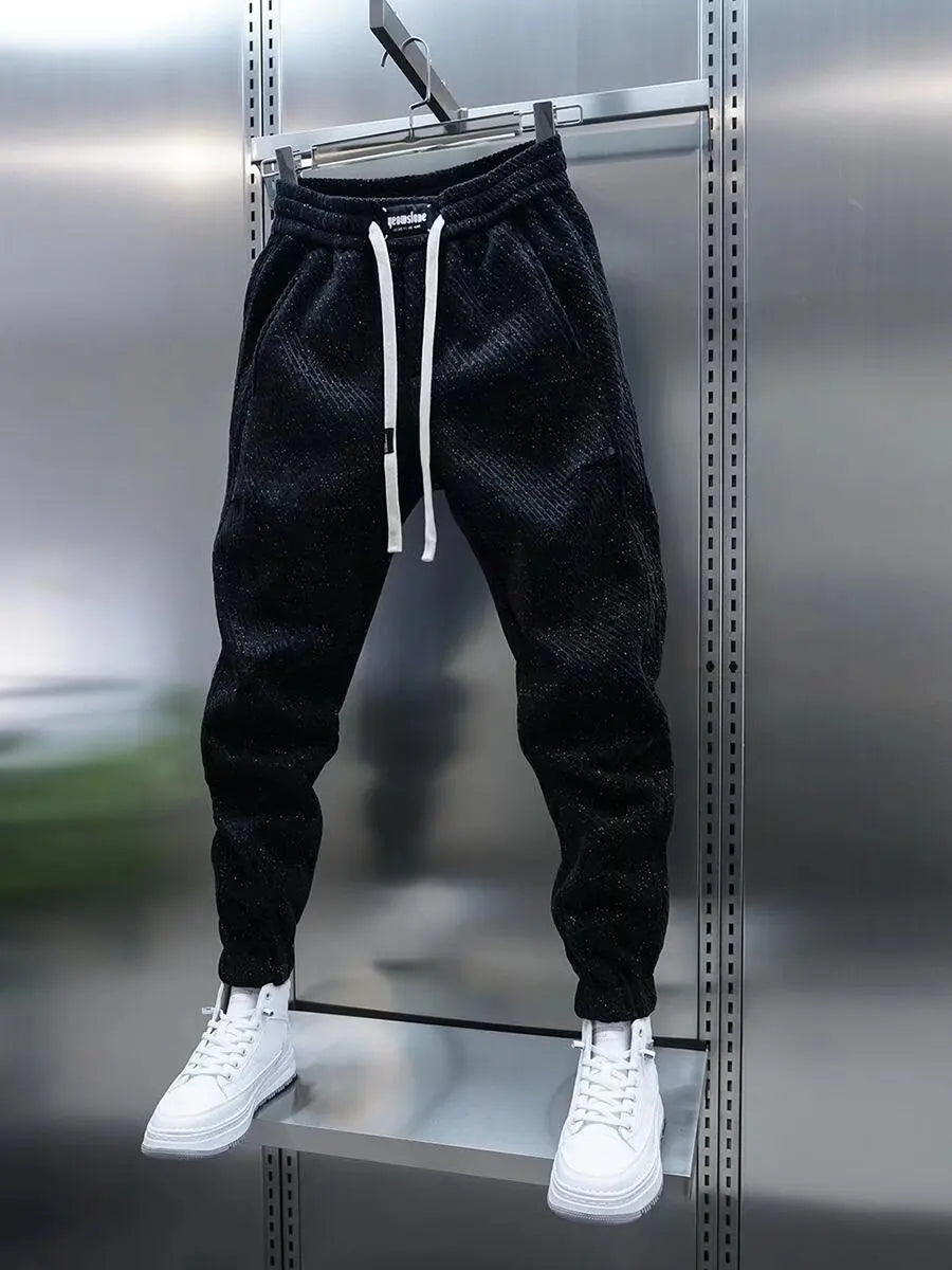 Casual Patterned Men's Trousers with Adjustable Fit and Breathable Fabric, Modern Design for Stylish Comfort-5