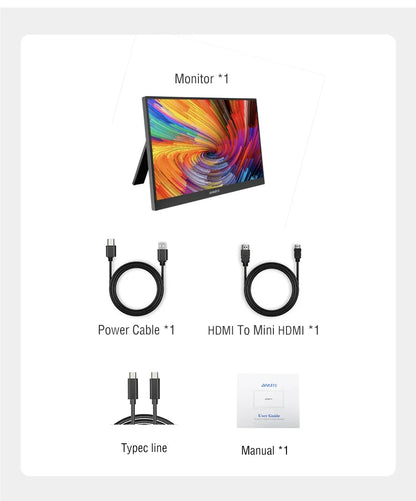 Travel-Friendly Monitor 14.1 Inch Touch IPS HDR10 Second Screen