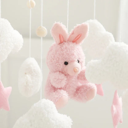Crib Baby Mobile Wooden Nursery Newborn Sensory Toys