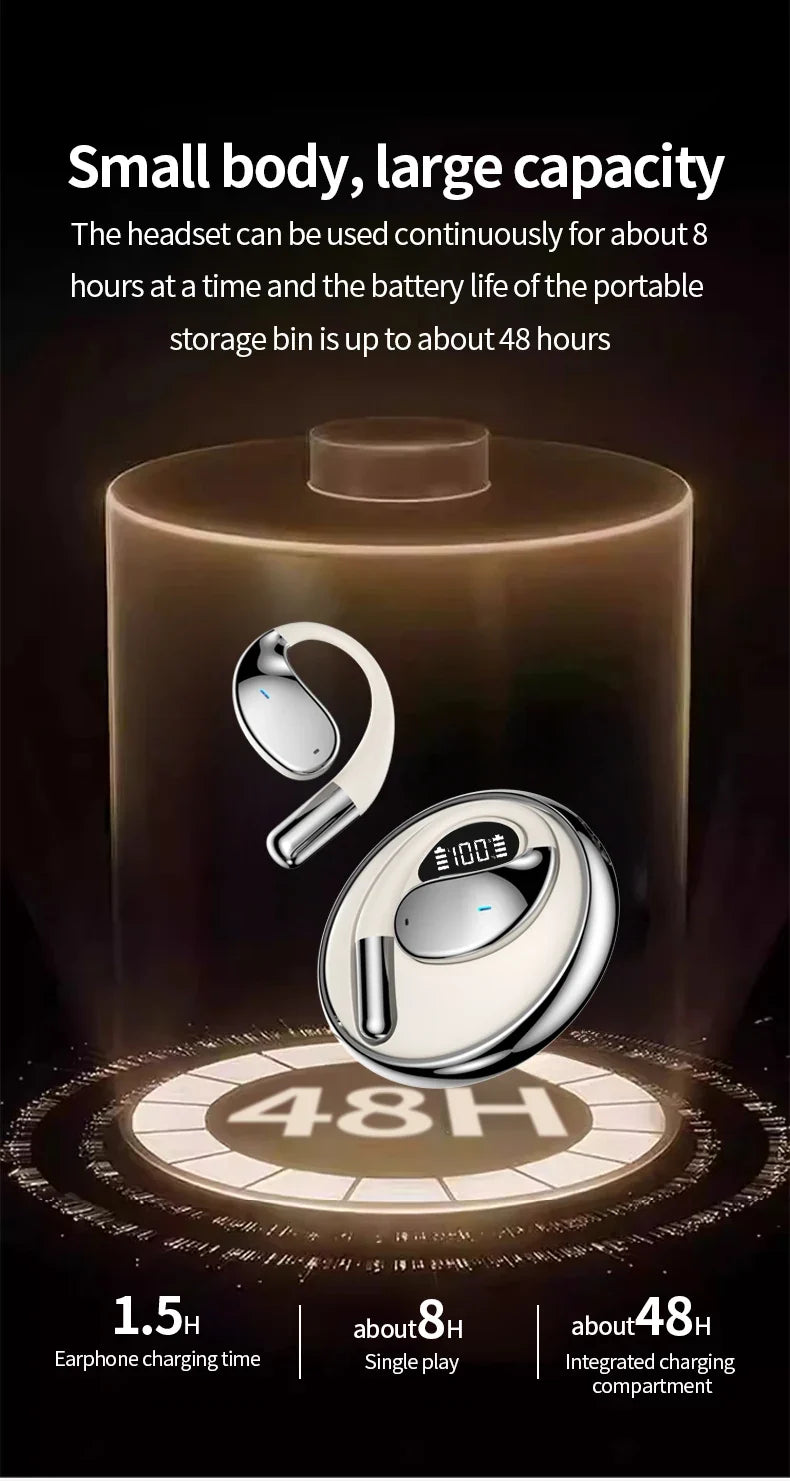 AI Voice Translator Earbuds Mini Cordless Stereo Travel