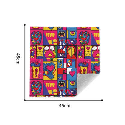 Magic Cloth Makeup Bag - Travel-Friendly Camera Lens Wrapping Storage, Self-adhesive Organizing Bag