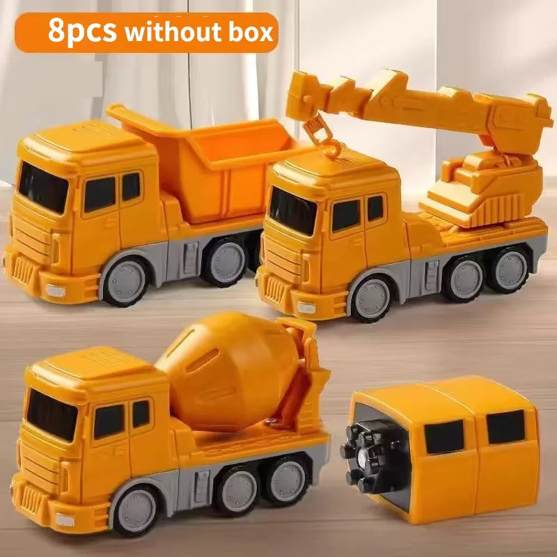 Magnetic Building Blocks Kit - Transforming Robot Car Toy for Toddlers, STEM Learning Toy, Fall 2025 Gift Idea