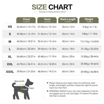 Anxiety Dog Vest Calming Coat TikTok Viral All Seasons Thunder and Fireworks Relief For Pets