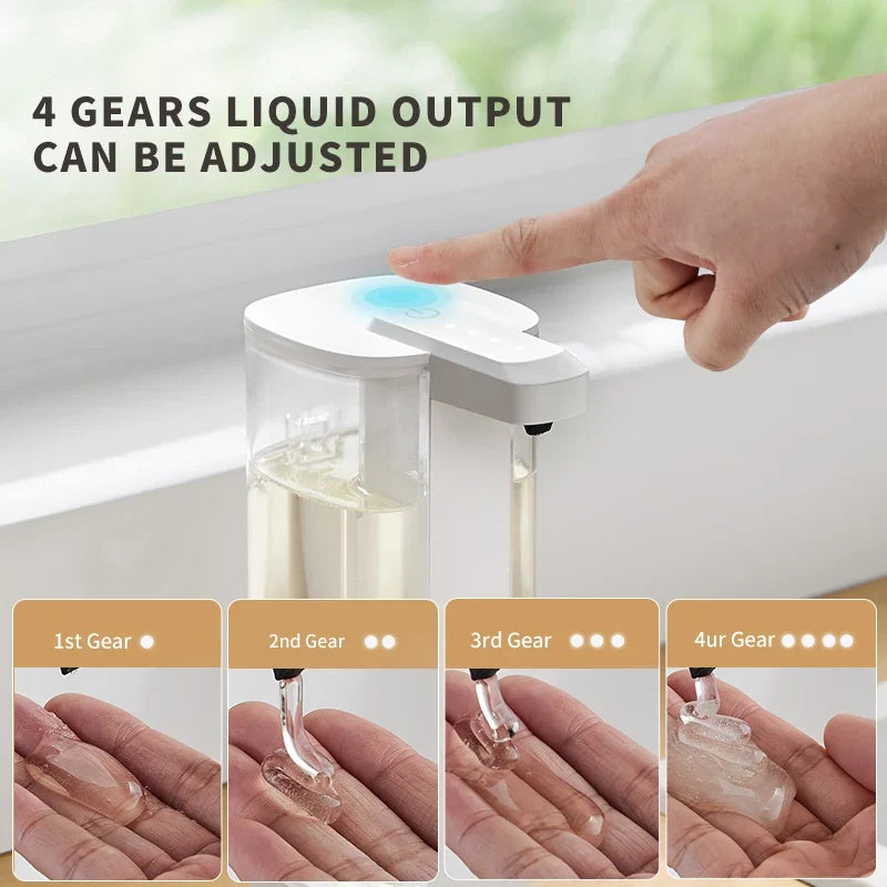 Automatic Dishwashing Machine Sensor Hand Sanitizer Dispenser - Intelligent Kitchen Soap Dispenser with Flexible Liquid Output