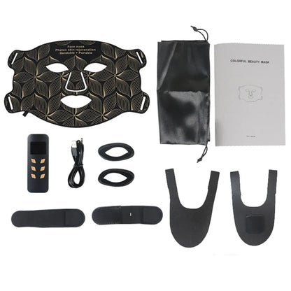 Facial2026 Edition LED Mask With Neck Red Light Infrared Therapy For Anti Aging Skin Rejuvenation Holiday Gifts