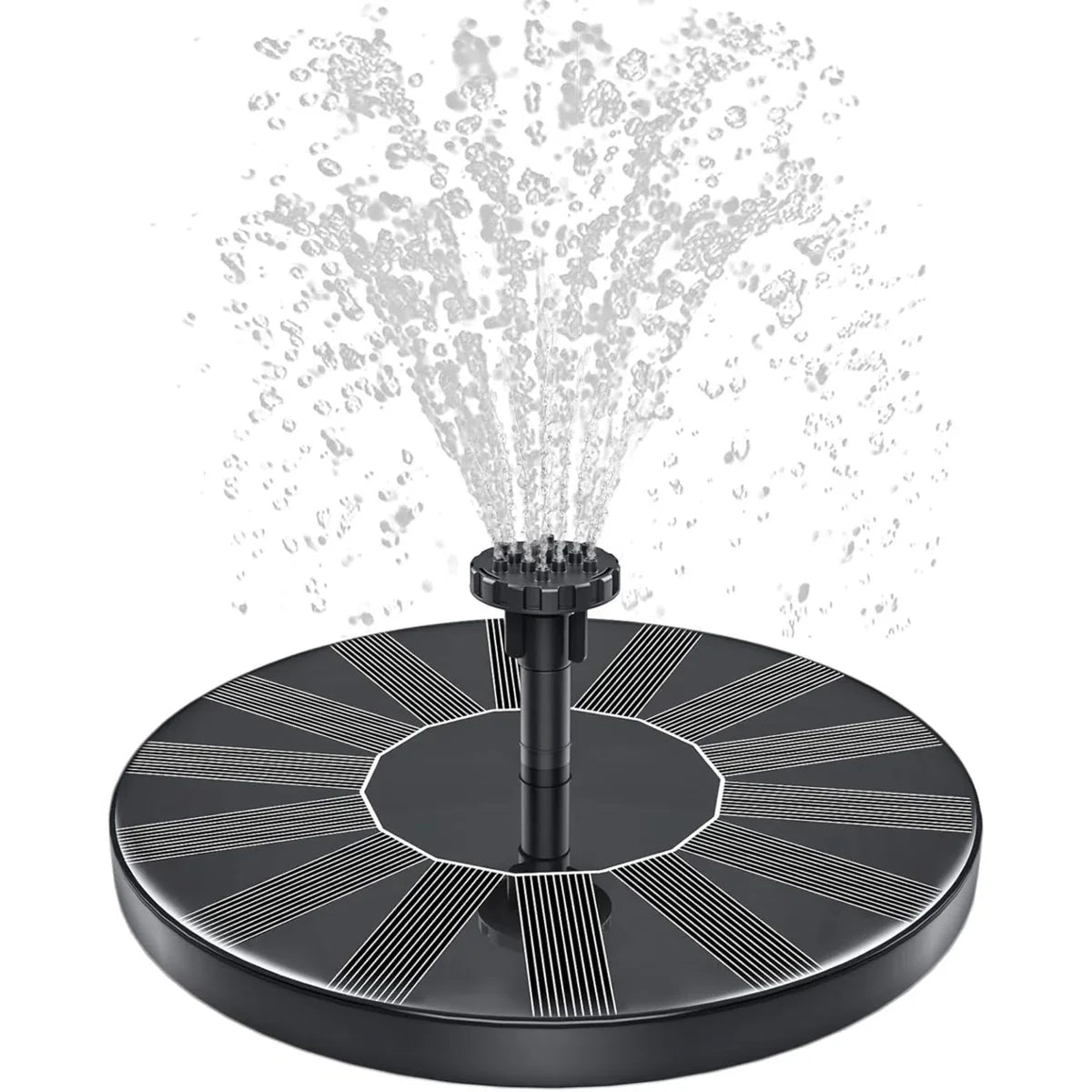 Garden Pond Water Feature, Eco Friendly Backyard Decor – Solar Powered Floating Fountain Pump