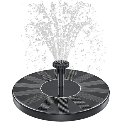 Garden Pond Water Feature, Eco Friendly Backyard Decor – Solar Powered Floating Fountain Pump