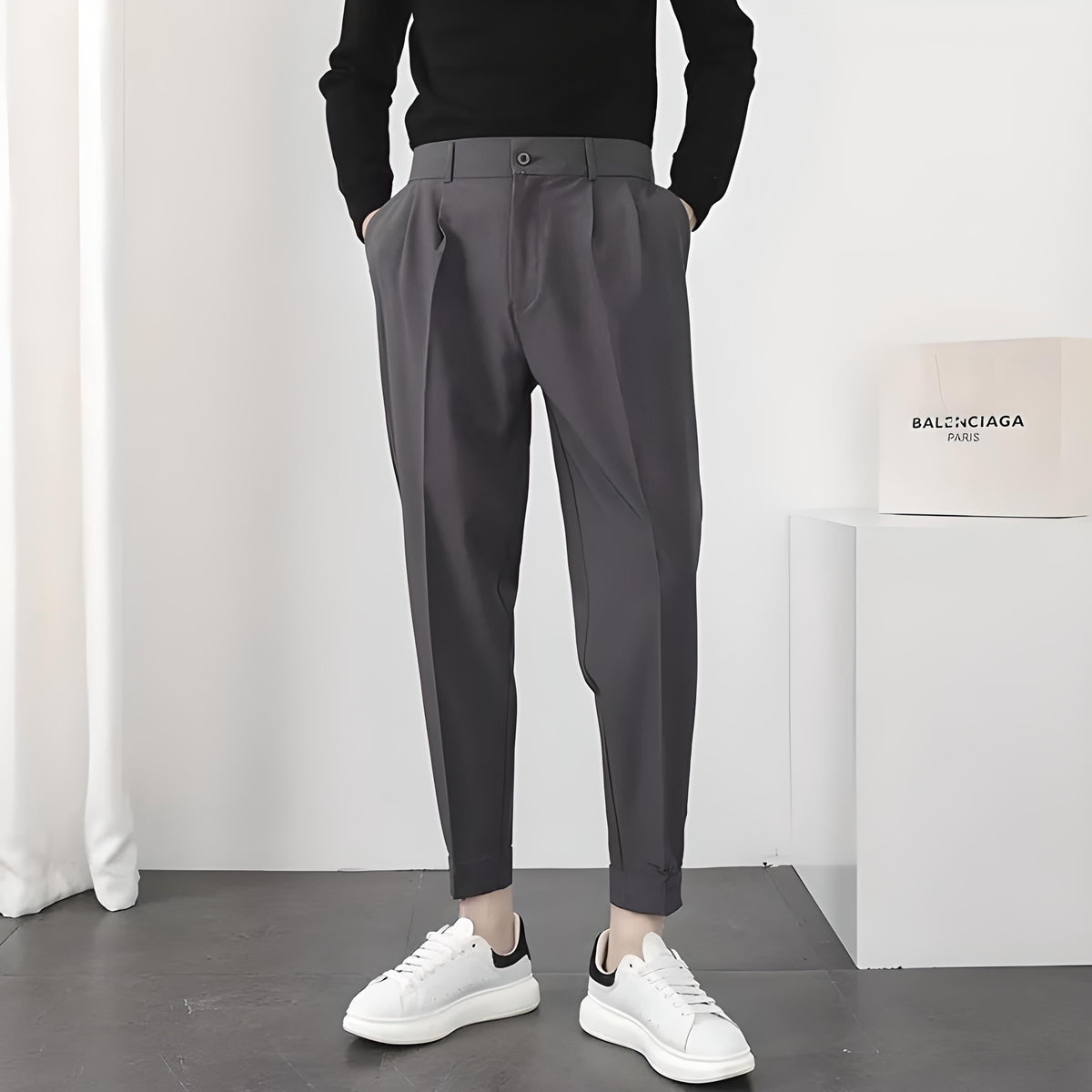 Sophisticated men’s trousers – tailored fit, durable fabric, for formal occasions 4