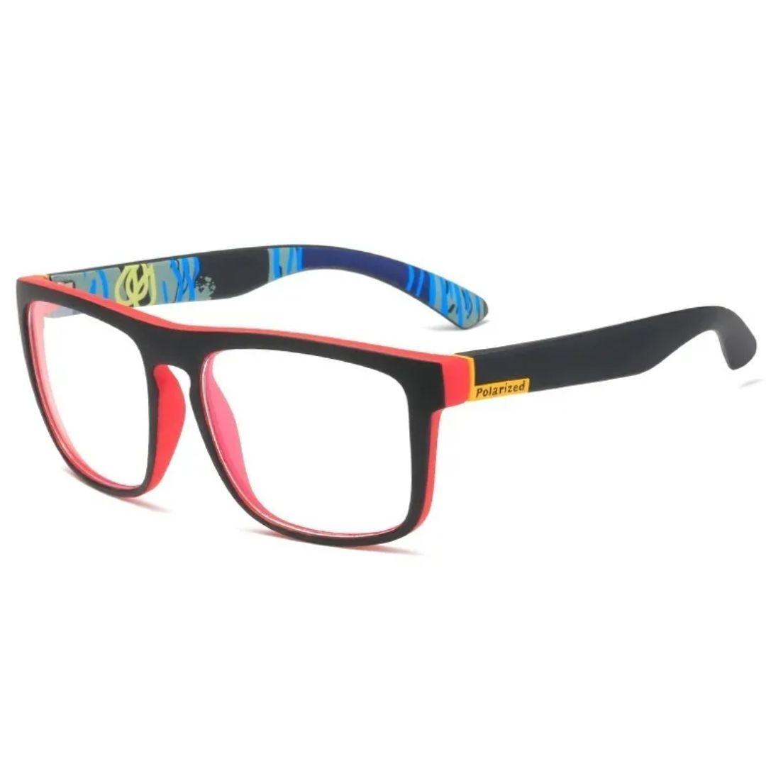 Stilvolle quadratische Sonnenbrille für Damen – polarisierte Gläser, Kunststoffrahmen, für Sommeraktivitäten 8