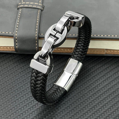 Strapazierfähiges Herren Lederarmband – Vintage Design, hochwertiges Leder, für jeden Anlass 2