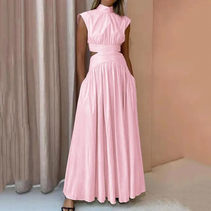 Elegant Floral Maxi Dress for Women, Long Sleeve, Luxurious Fabric, Perfect for Weddings and Special Occasions, Red-5