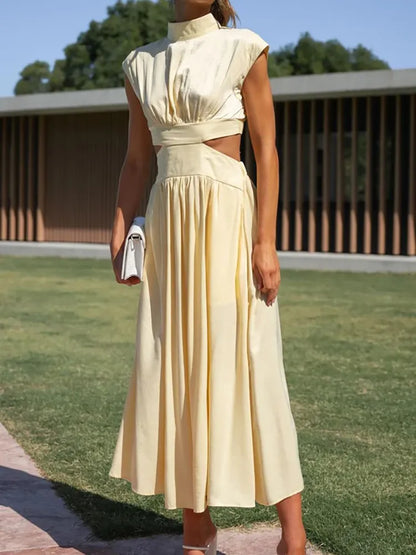 Elegant Floral Maxi Dress for Women, Long Sleeve, Luxurious Fabric, Perfect for Weddings and Special Occasions, Red-4