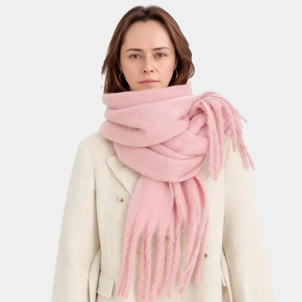 Cozy Warm Womens Winter Scarf - Oversized Wrap, Plush